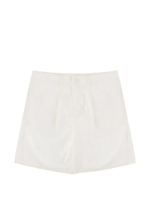 Emporio Armani pleated cotton shorts