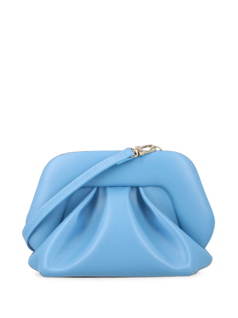 Themoirè small Bios ruched tote bag - Blu