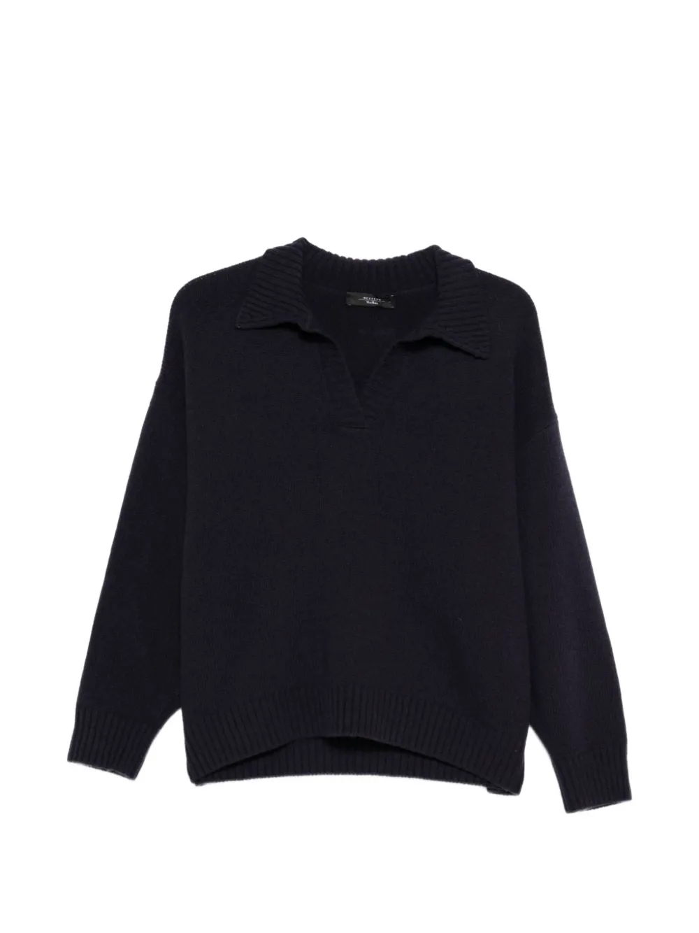 Weekend Max Mara V-neck spread-collar sweater