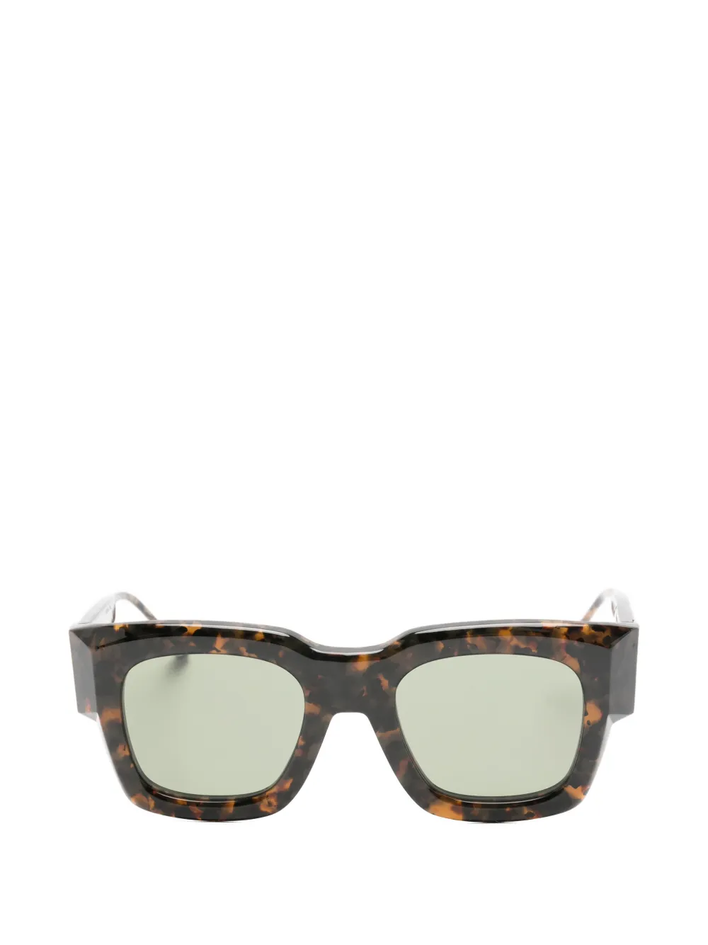 Thom Browne Eyewear tortoiseshell-effect square-frame sunglasses Bruin