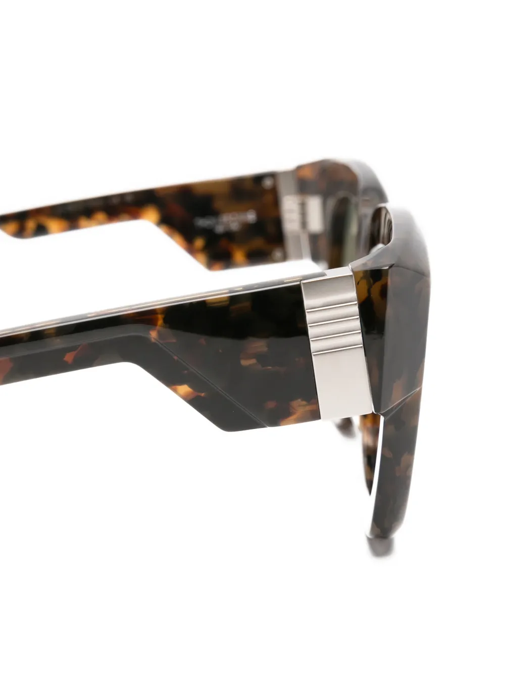 Thom Browne Eyewear tortoiseshell-effect square-frame sunglasses Bruin