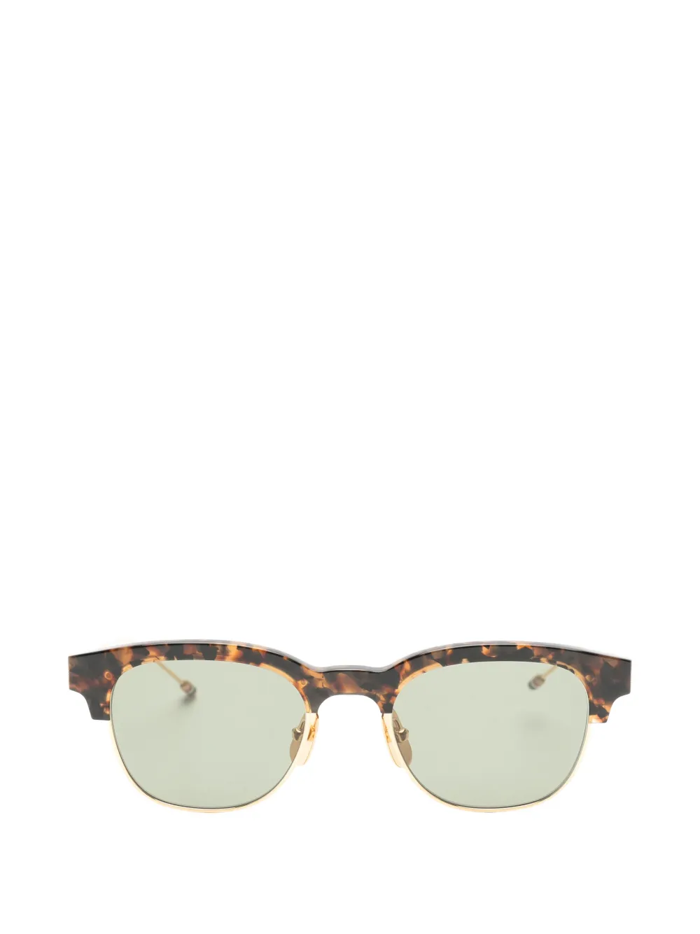 Thom Browne Eyewear tortoiseshell-effect browline sunglasses Bruin