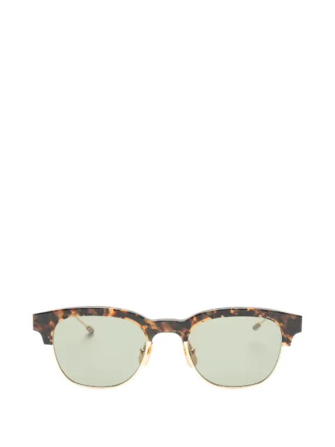 Thom Browne Eyewear tortoiseshell-effect browline sunglasses