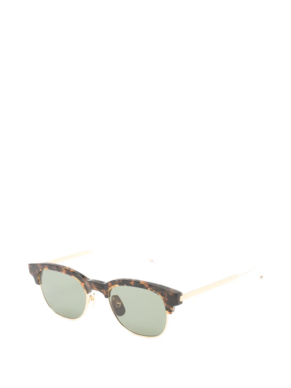 Thom Browne Eyewear tortoiseshell-effect browline sunglasses Bruin