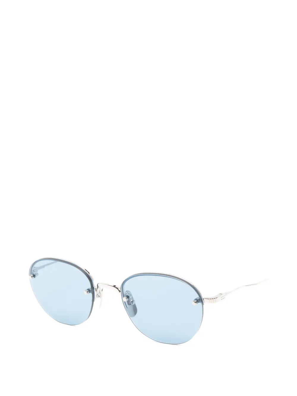 Thom Browne Eyewear rimless round-frame sunglasses Zilver