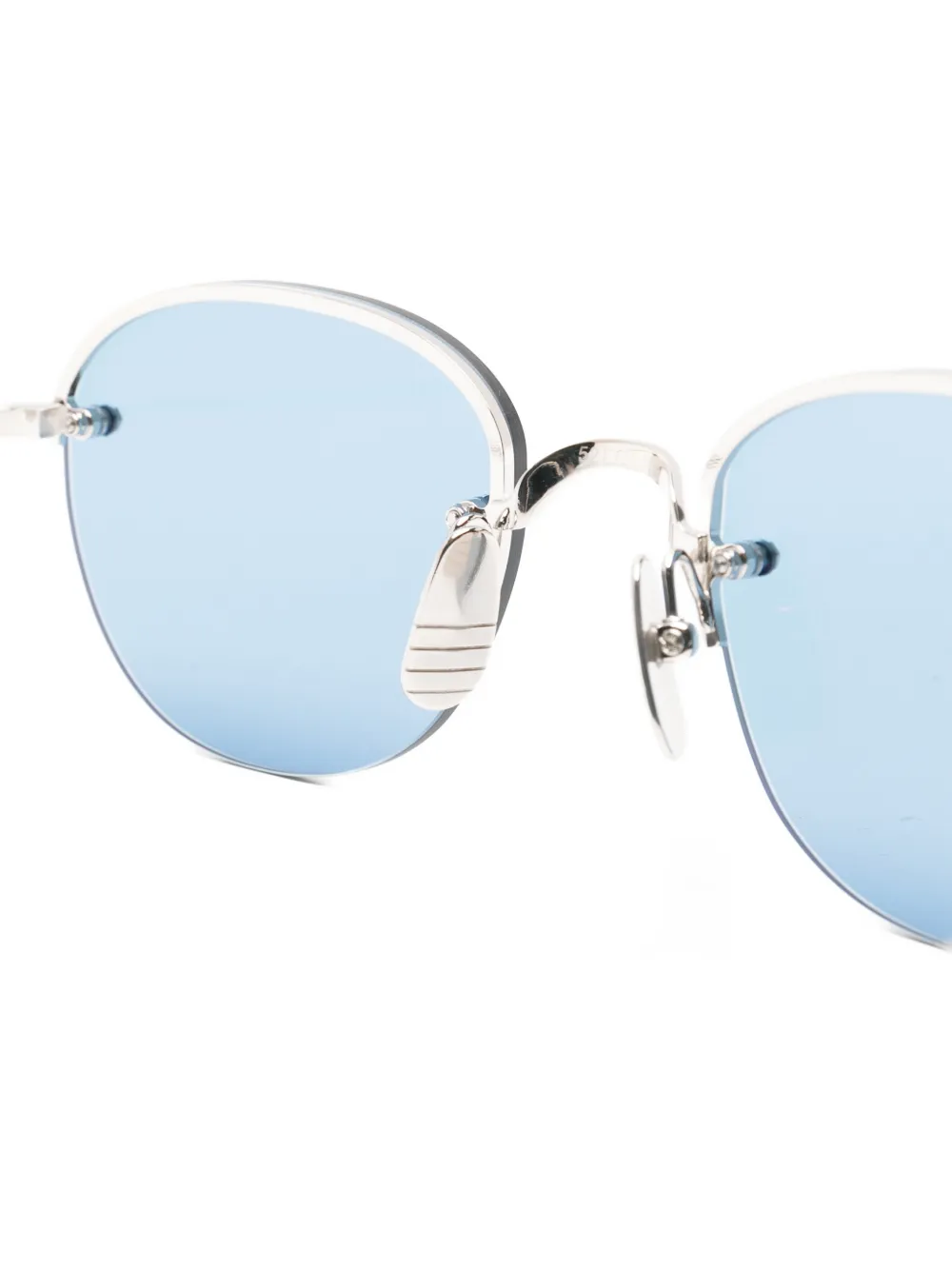 Thom Browne Eyewear rimless round-frame sunglasses Zilver
