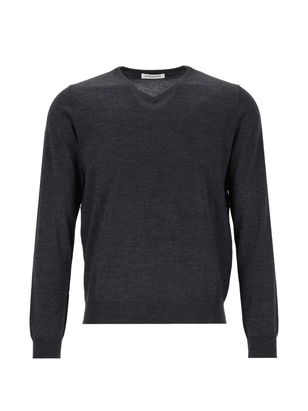 Al Duca D’Aosta 1902 V-neck wool sweater - Grau