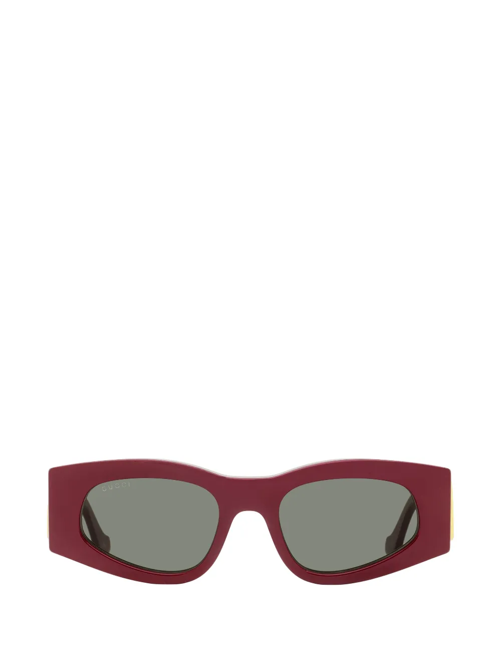 Gucci Eyewear geometric-frame sunglasses - Rot
