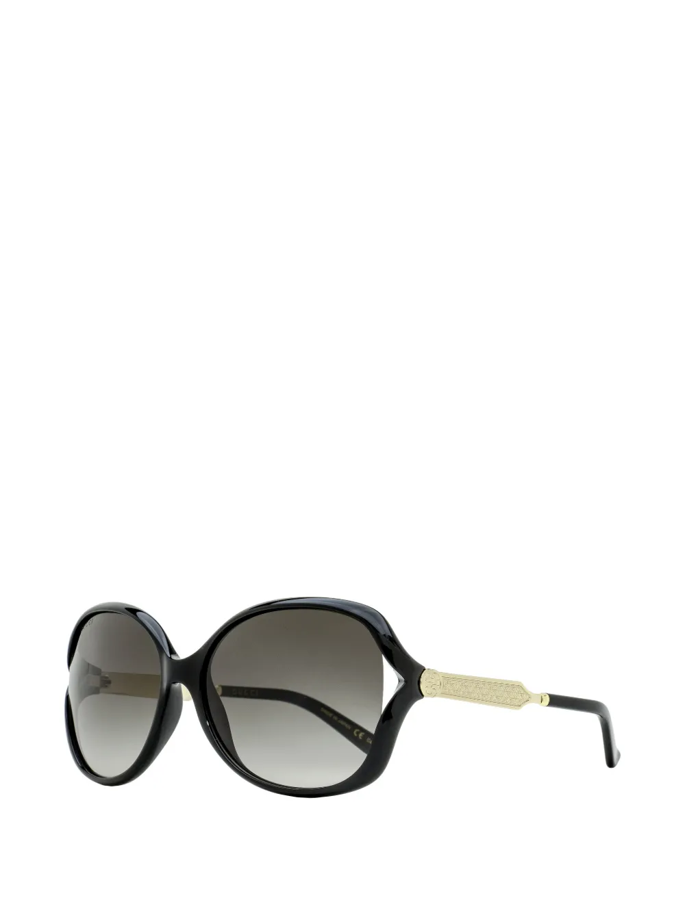 Gucci Eyewear GG oversized geometric-frame sunglasses Zwart