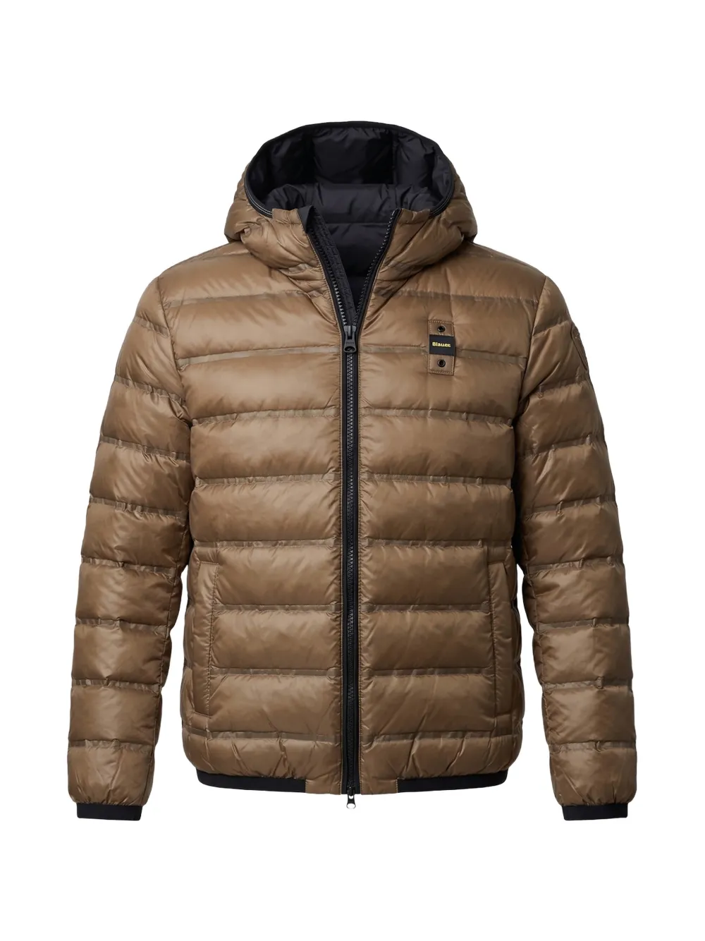 Blauer Donald reversible hooded jacket Zwart