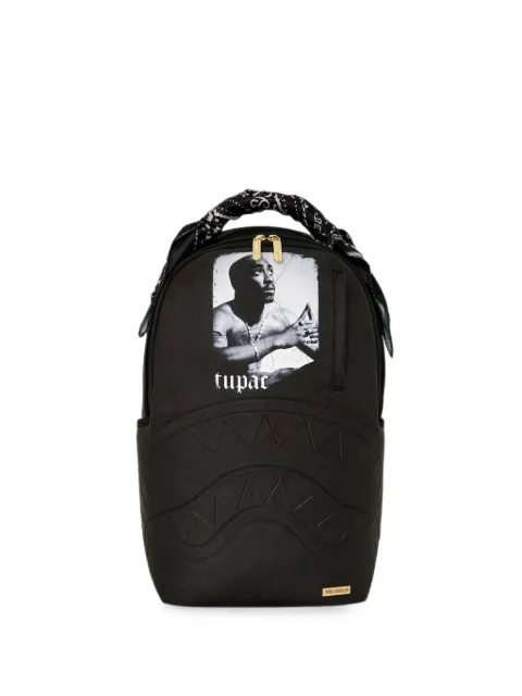 Sprayground Tupac Poetry sharkmouth-embossed backpack