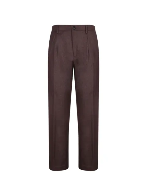 Canali pleated tailored trousers