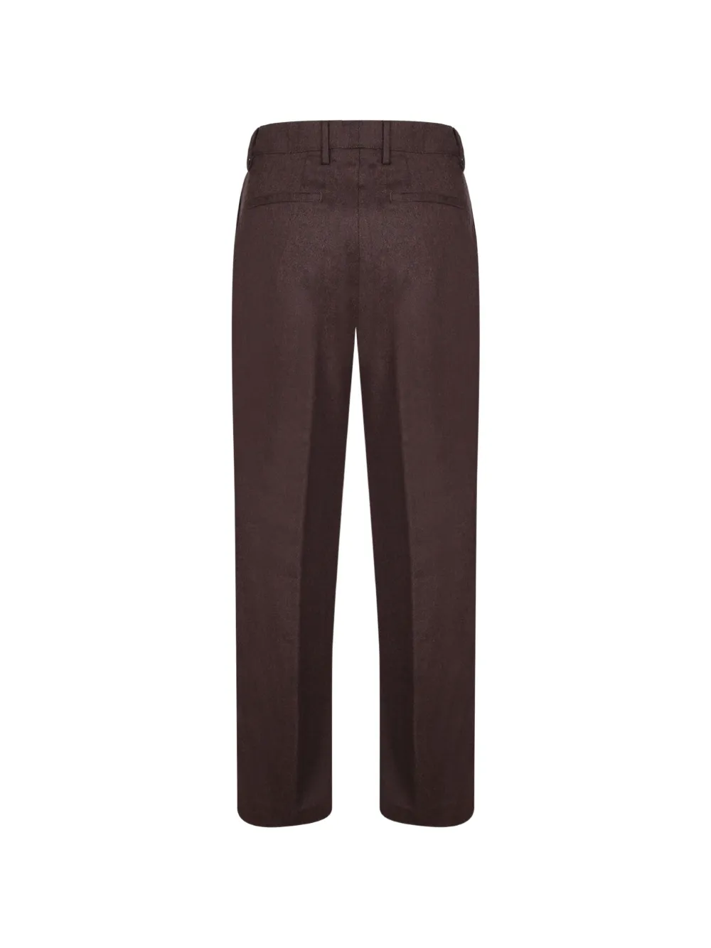 Canali Geplooide pantalon Bruin