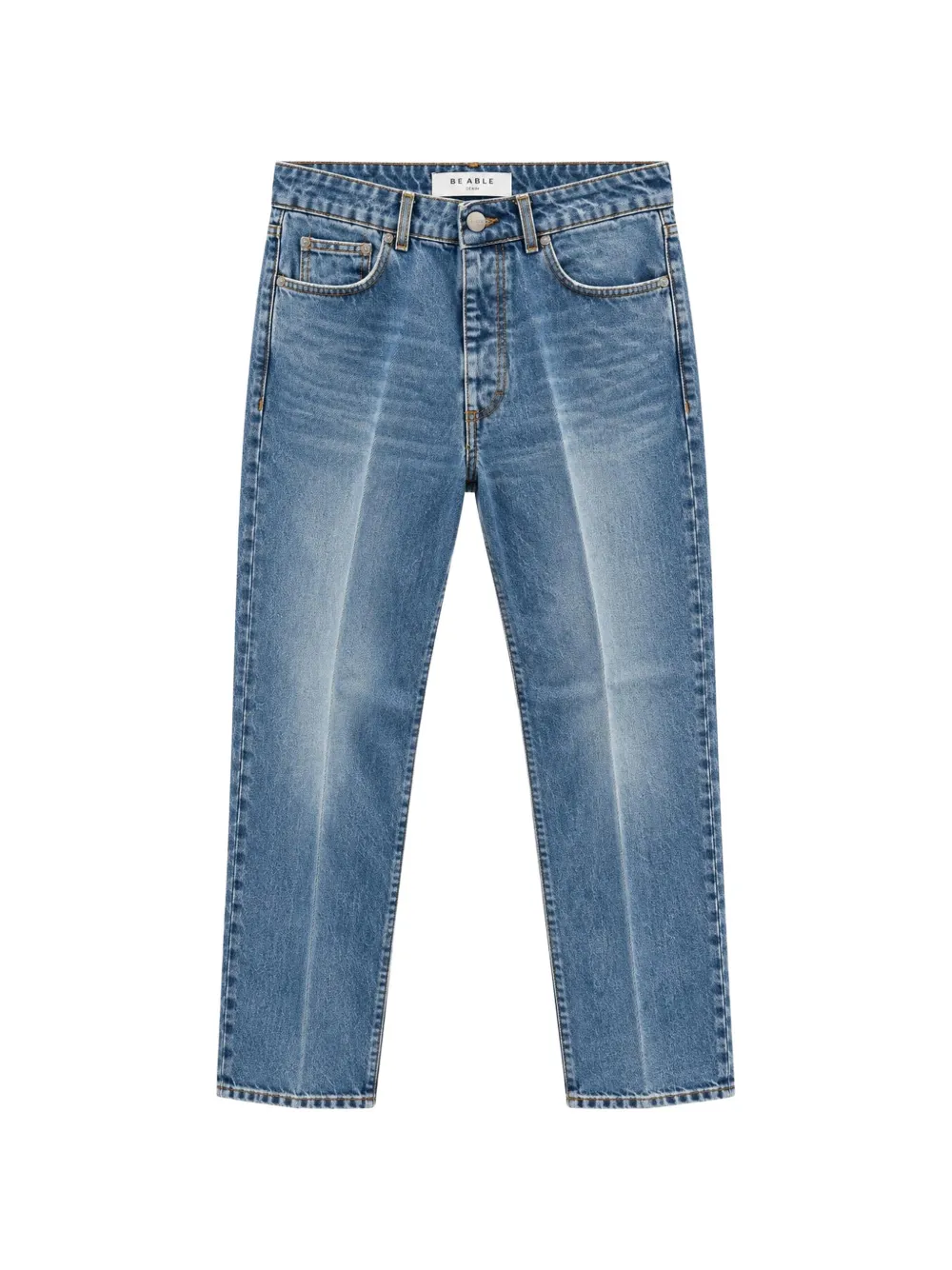 BE ABLE Ronny pressed-crease jeans - Bleu BE ABLE Ronny pressed-crease jeans - Bleu