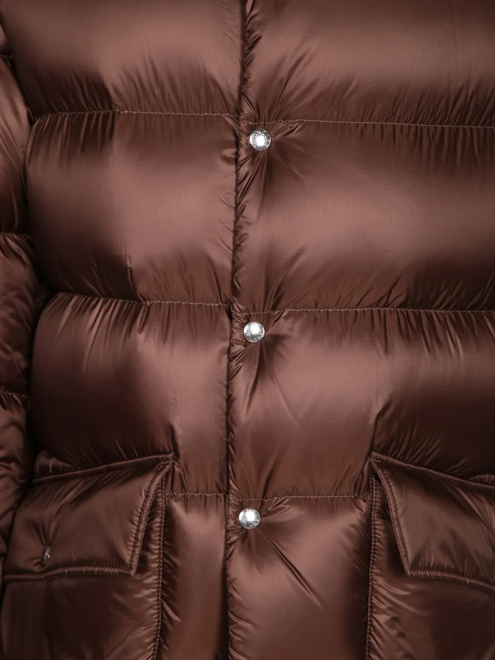 Moncler quilted hooded jacket Bruin