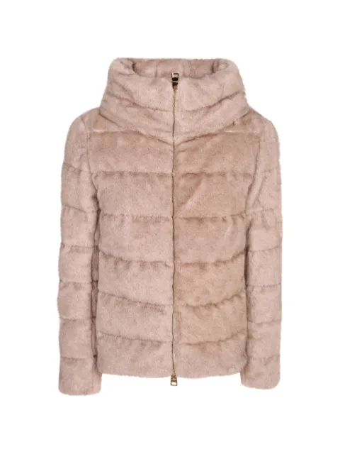 Herno quilted faux-fur jacket
