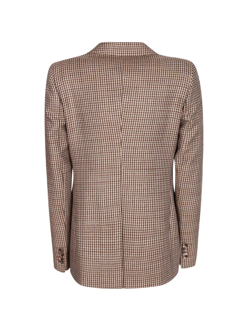 Tagliatore Blazer met pied-de-poule print Bruin