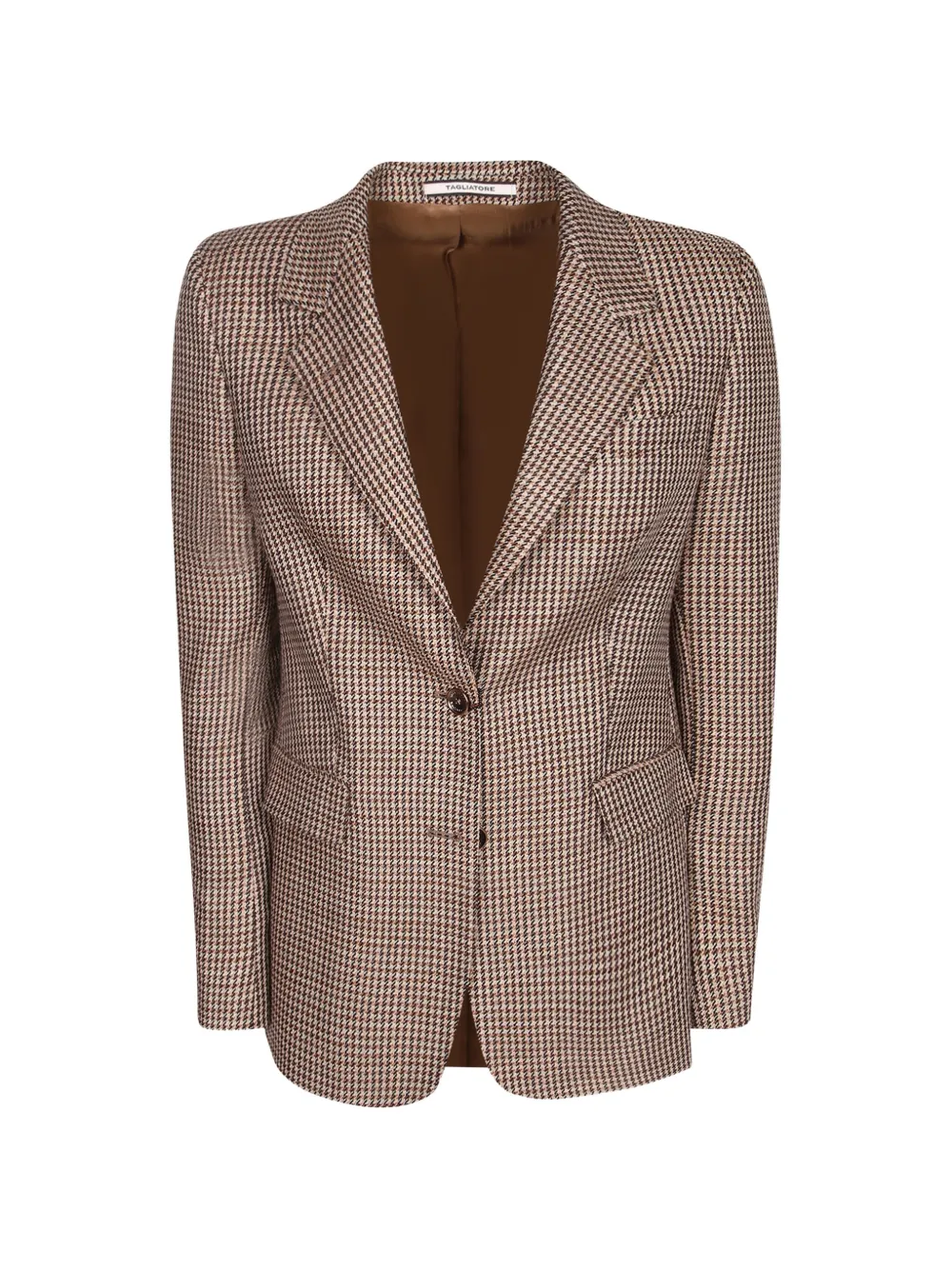 Tagliatore houndstooth-pattern blazer - Marron Tagliatore houndstooth-pattern blazer - Marron