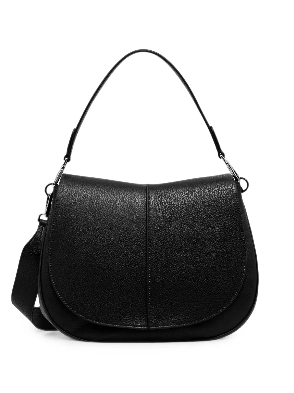 GIANNI CHIARINI large Helena Round leather shoulder bag