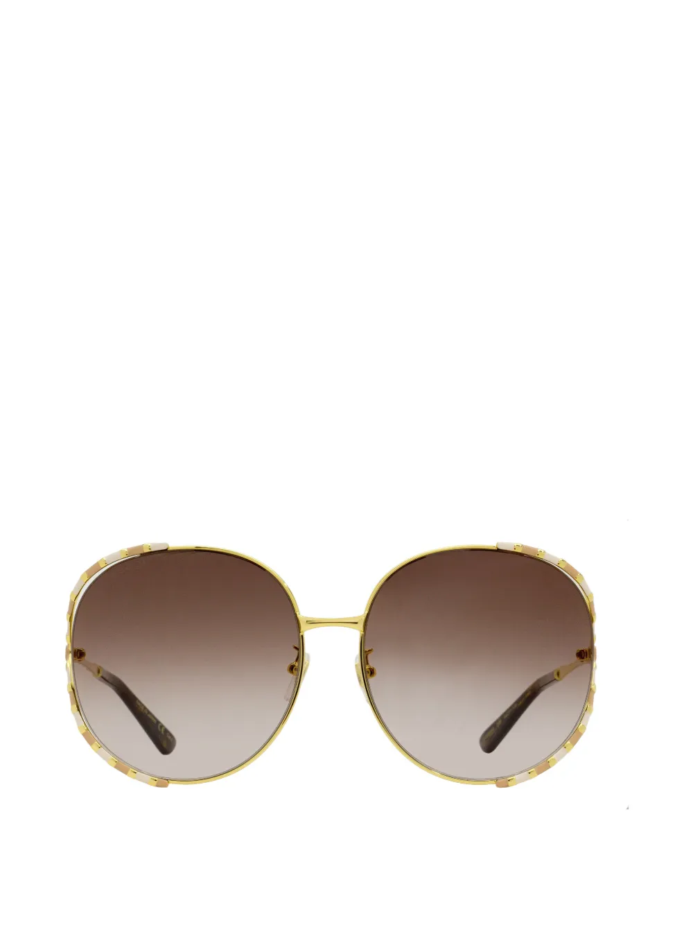Gucci Eyewear GG round-frame sunglasses Goud
