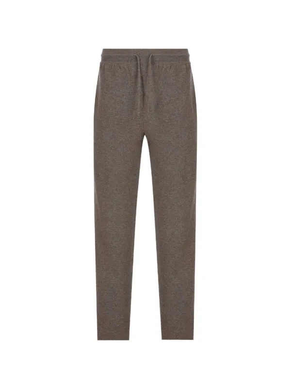 Loro Piana Duo Drawstring Trousers in Brown
