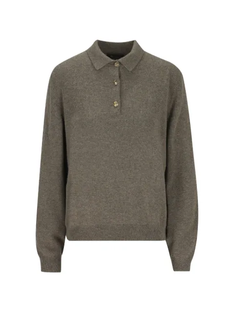 Loro Piana playera tipo polo clásica de cachemira