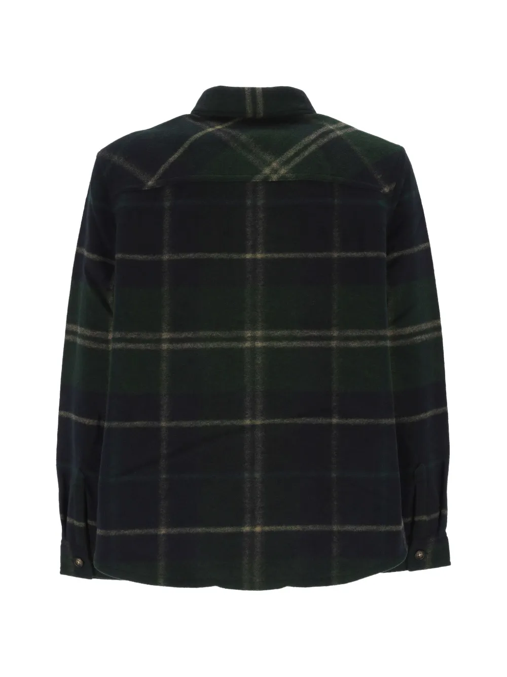 Barbour Woodlane geruit shirtjack met tartan ruit Blauw