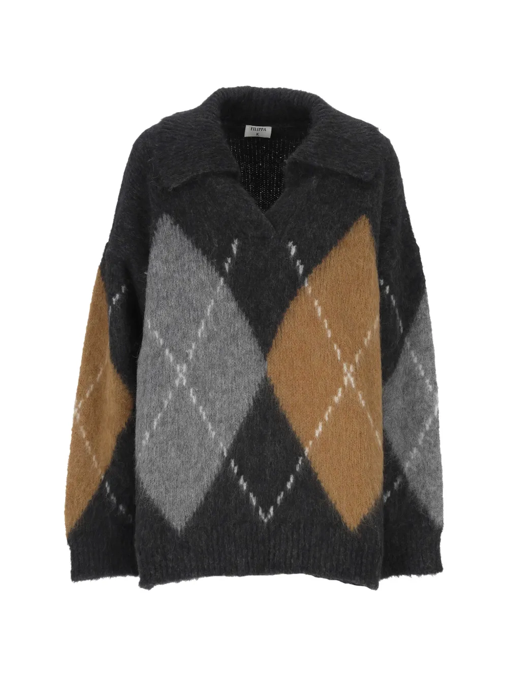 Filippa K argyle-knit sweater - Grigio