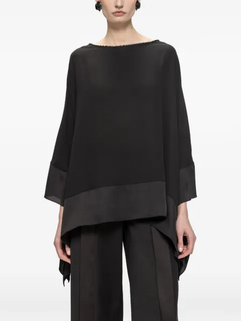 NISSA embellished chiffon top