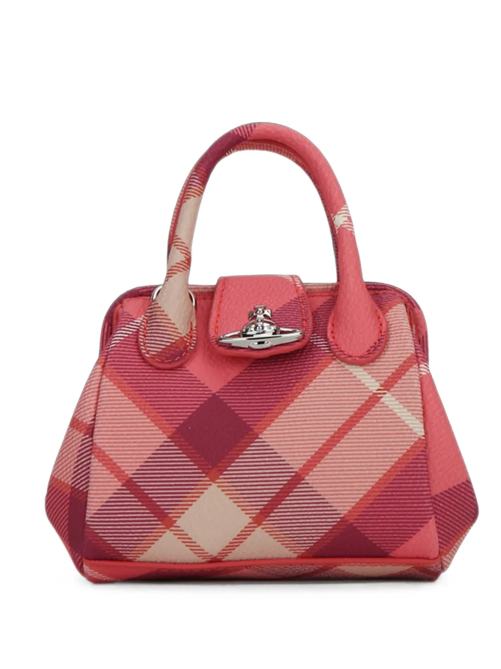 Vivienne Westwood mini Pamela checked tote bag