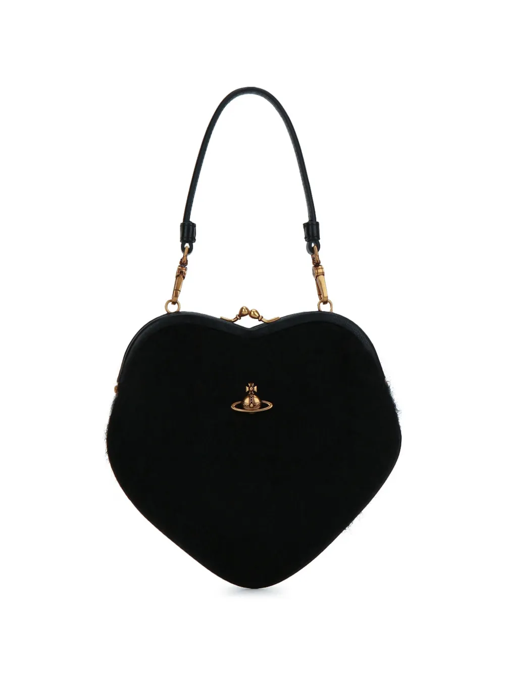 Vivienne Westwood cabas Belle à cadre en forme de cœur - Noir Vivienne Westwood cabas Belle à cadre en forme de cœur - Noir