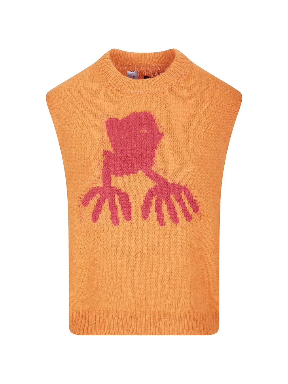 THIBAULT VAN DER STRAETE graphic-knit sleeveless vest