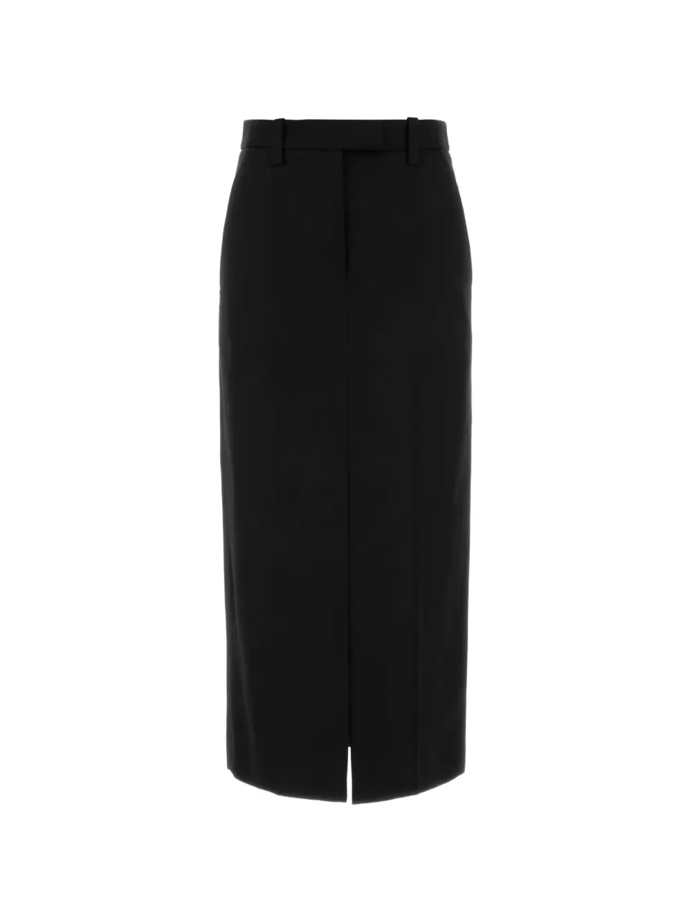 Brunello Cucinelli jupe crayon mi-longue à passants de ceinture - Noir