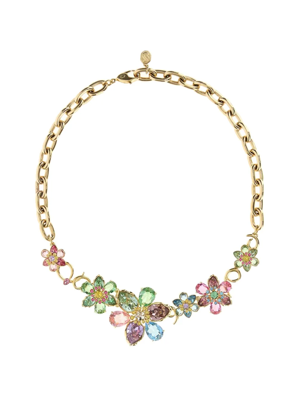 Swarovski Idyllia crystal-embellished necklace - Gold