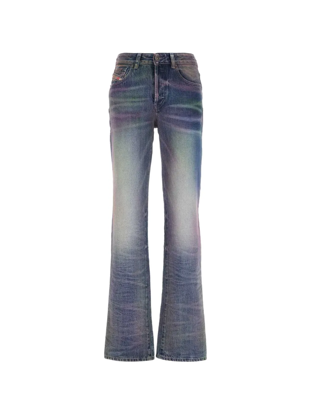 Diesel faded-effect straight-leg jeans