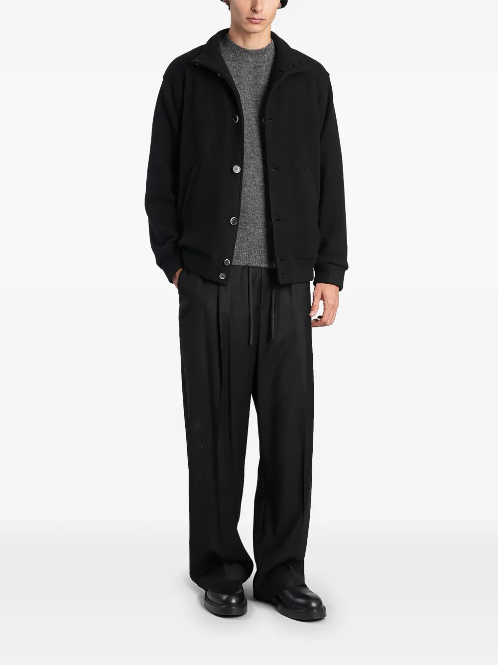 Barena brushed-knit sweater Grijs
