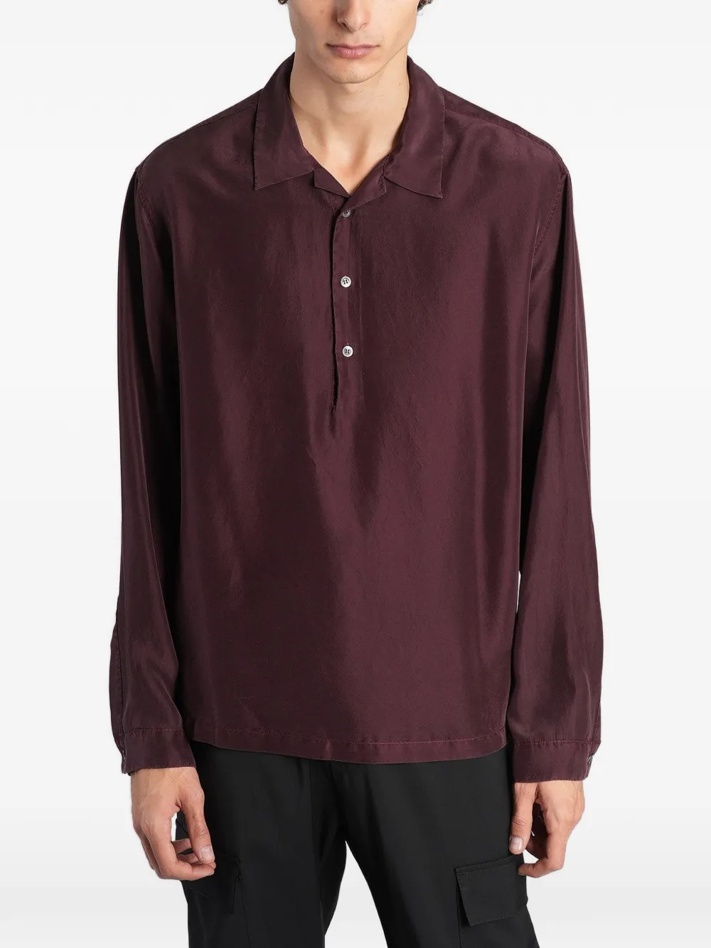 Barena Genga Tentor long-sleeved shirt Rood