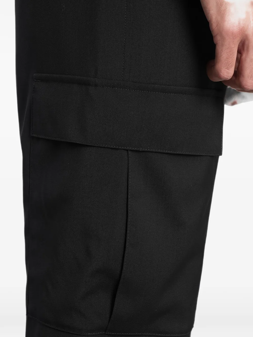Barena Tagio elasticated cargo pants Zwart