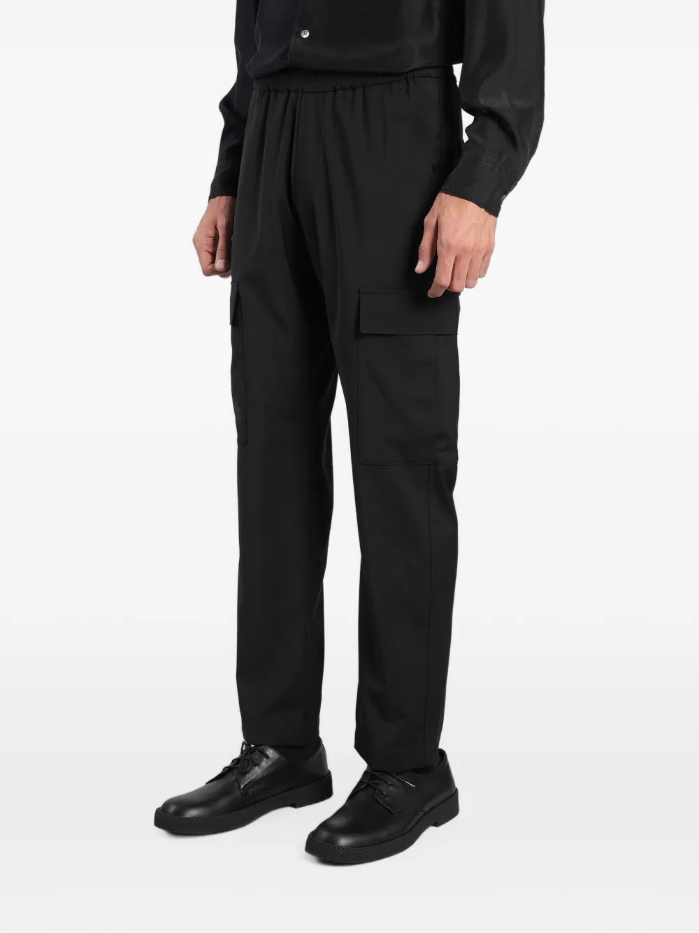 Barena Tagio elasticated cargo pants Zwart
