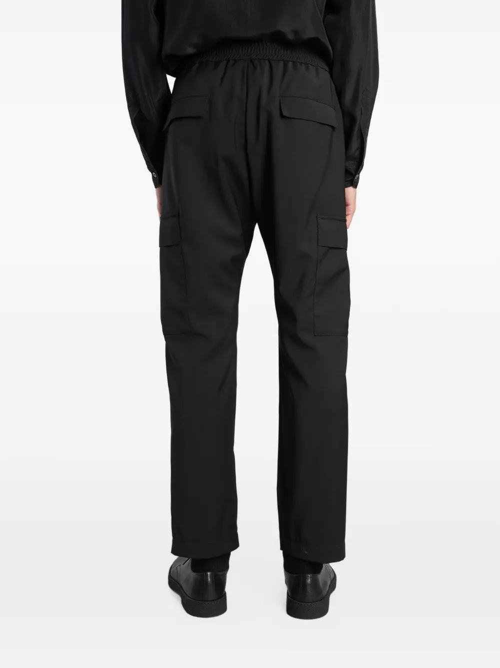 Barena Tagio elasticated cargo pants Zwart