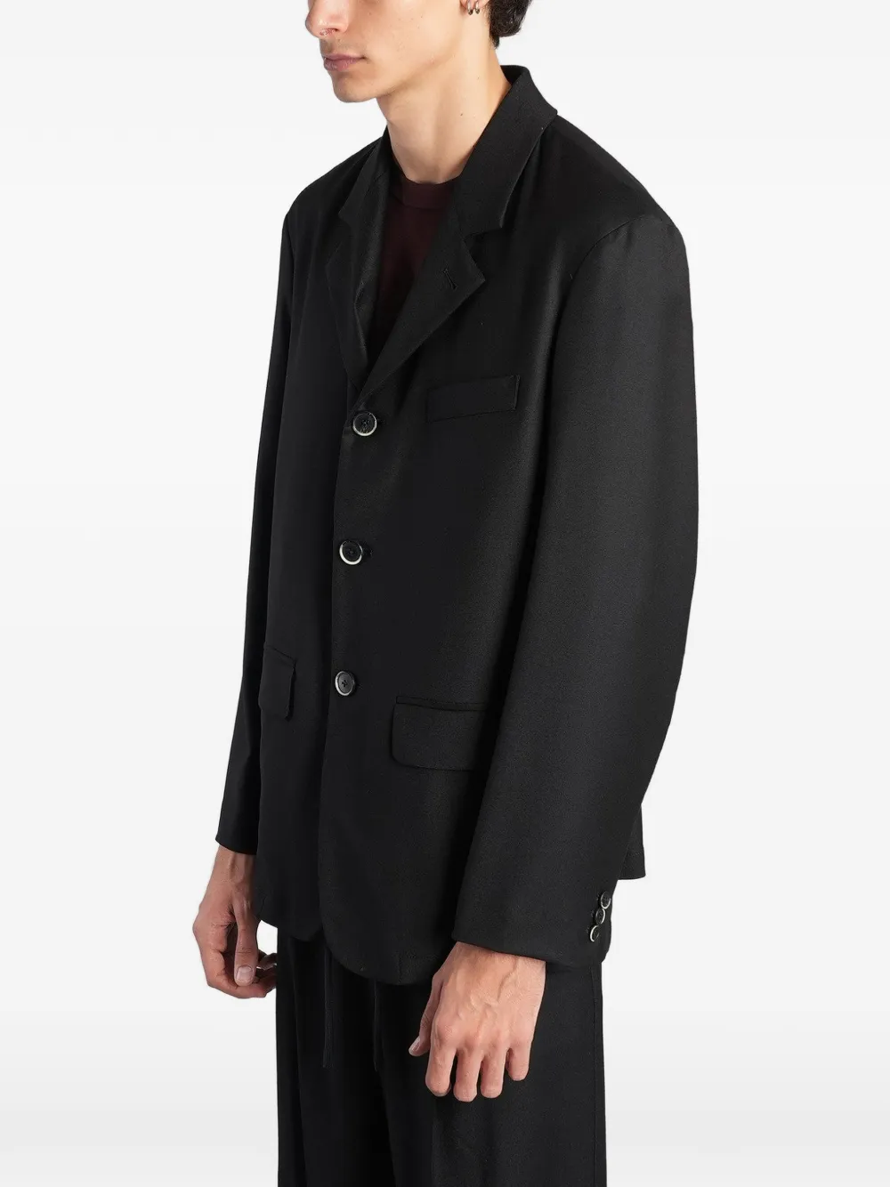 Barena Zener notched-lapels blazer Zwart