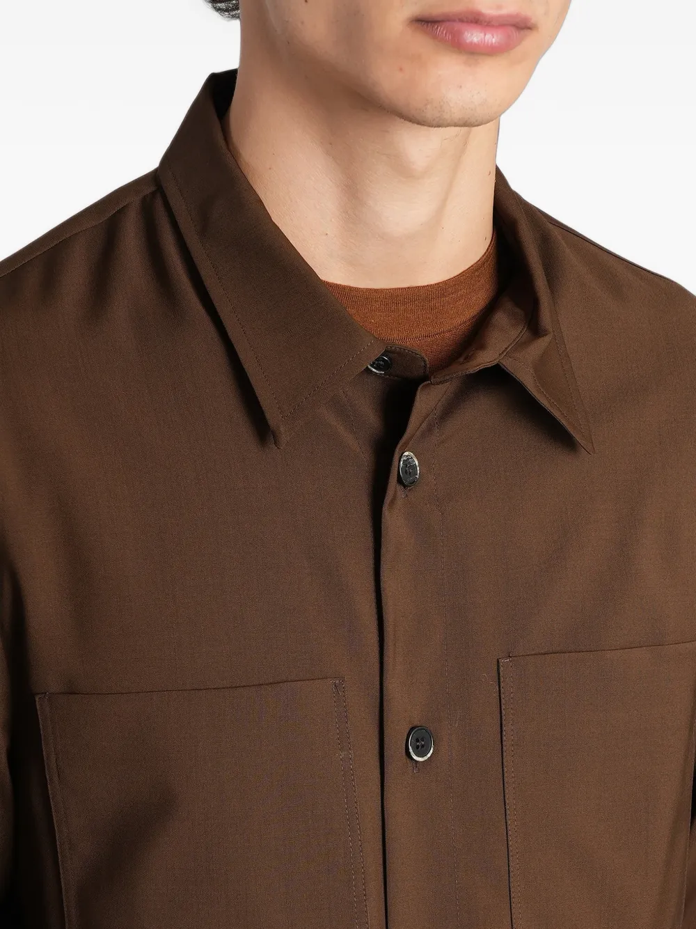 Barena patch-pocket shirt Bruin
