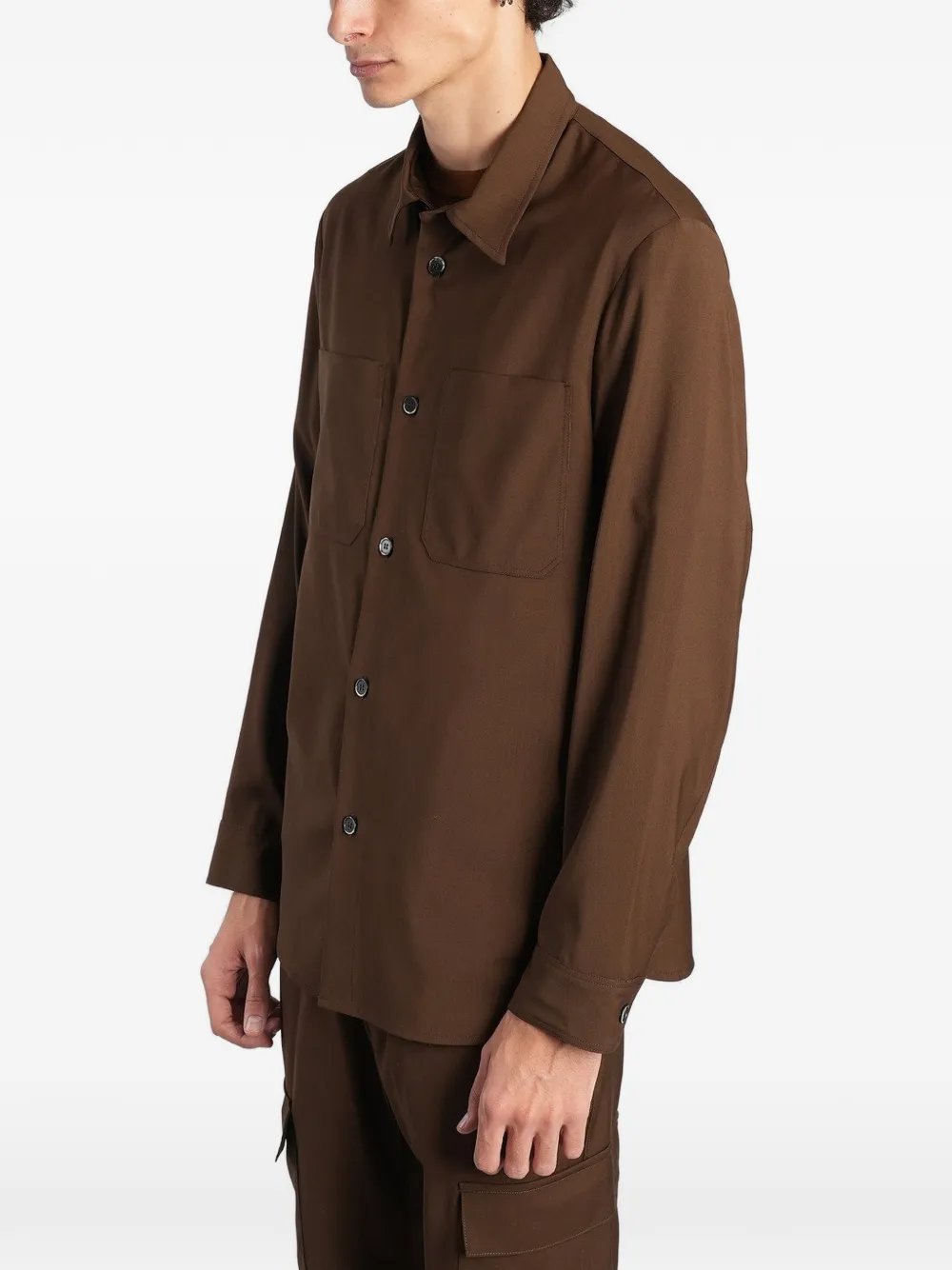 Barena patch-pocket shirt Bruin