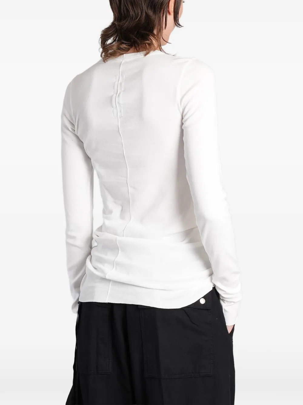 Rick Owens DRKSHDW T-shirt met lange mouwen Wit