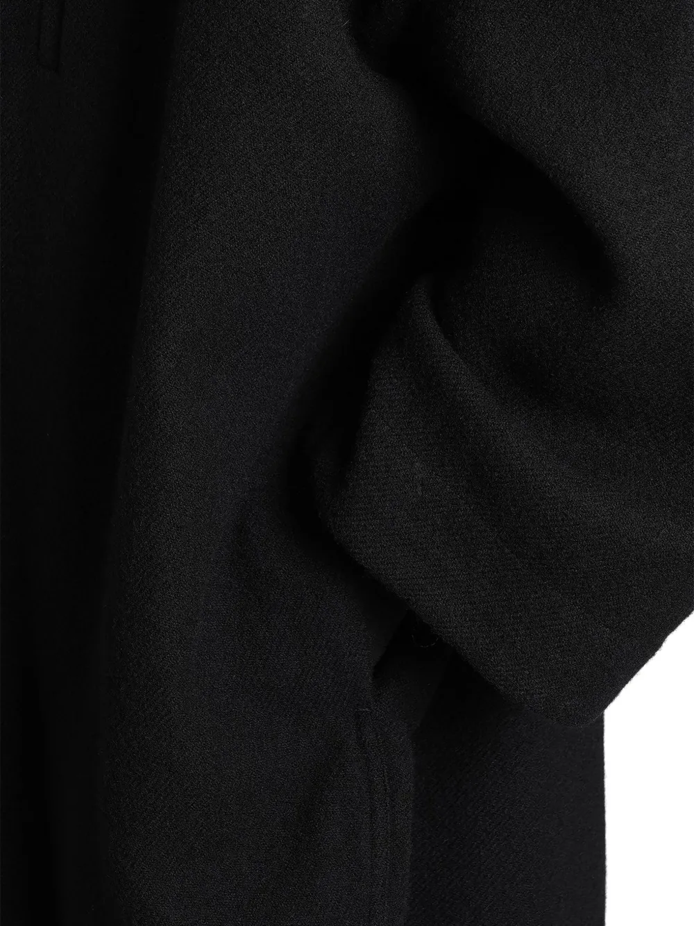 Rick Owens Jas met sjaalkraag Zwart