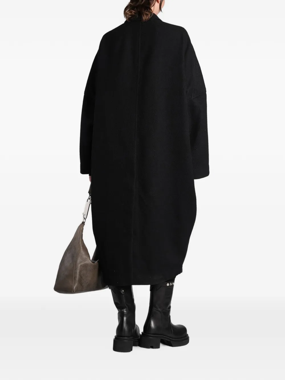 Rick Owens Jas met sjaalkraag Zwart