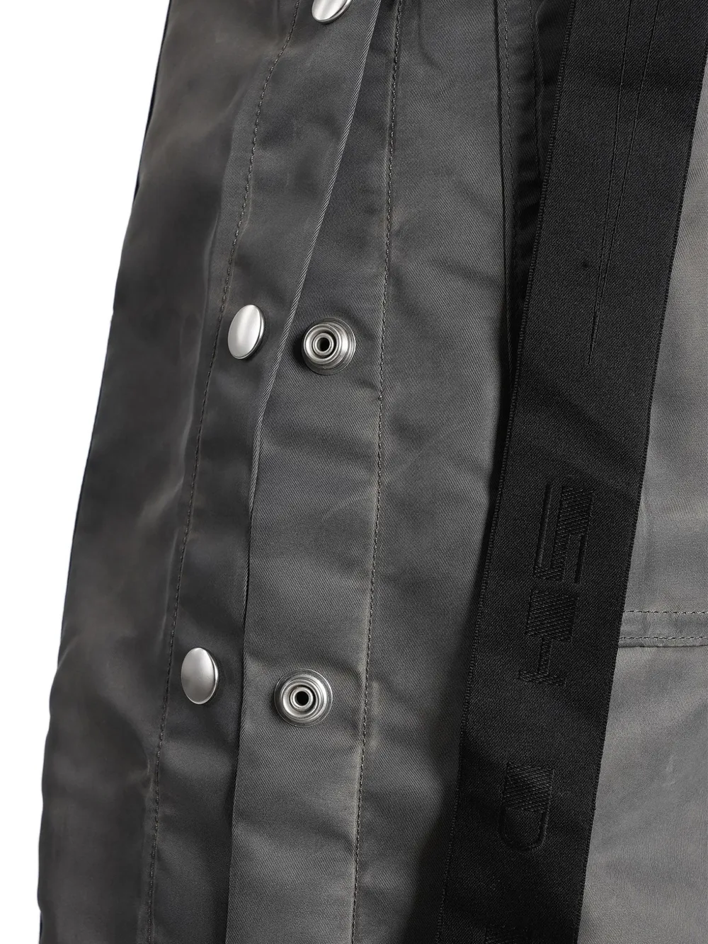 Rick Owens DRKSHDW Broek met wijde pijpen drukknopen en trekkoord Grijs