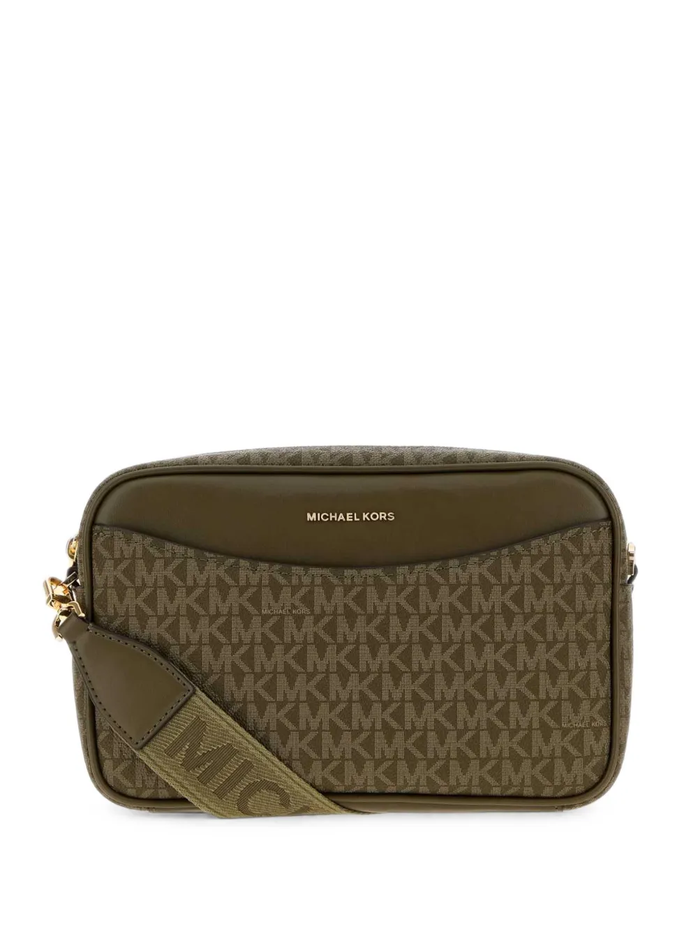 Michael Michael Kors monogram-print cross body bag - Grün