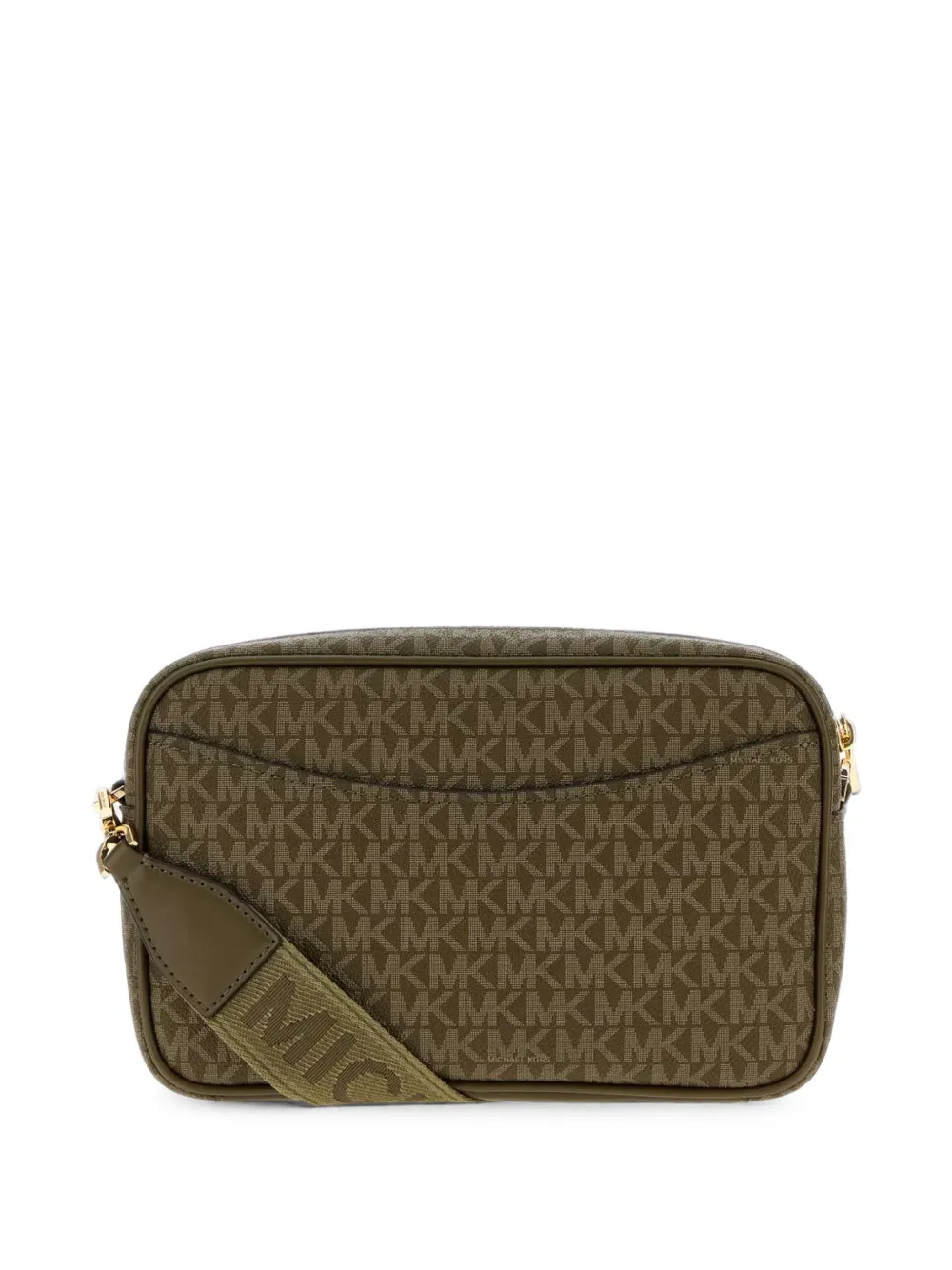 Michael Kors Crossbodytas met monogram-print Groen
