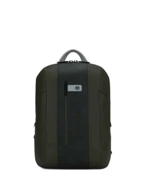 PIQUADRO logo-print panelled backpack